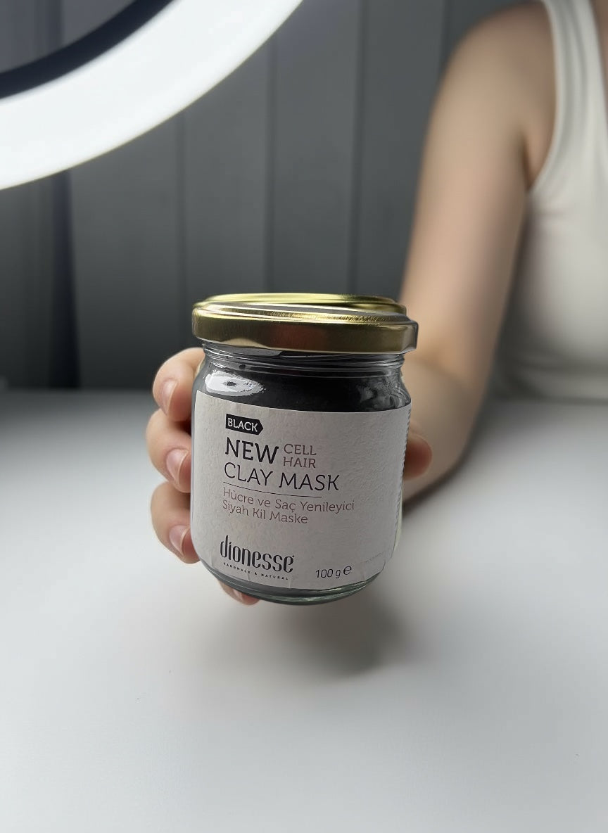 Dionesse Black Clay Mask – New Cell Repair & Detox for Radiant Skin