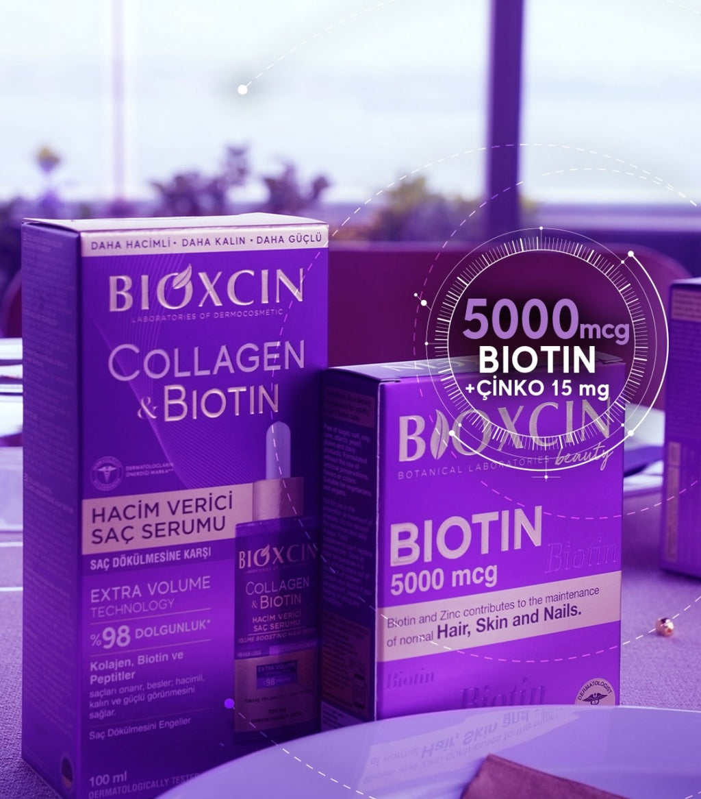 Bioxcin Beauty Biotin 5000 mcg – For Healthy Hair, Skin & Nails