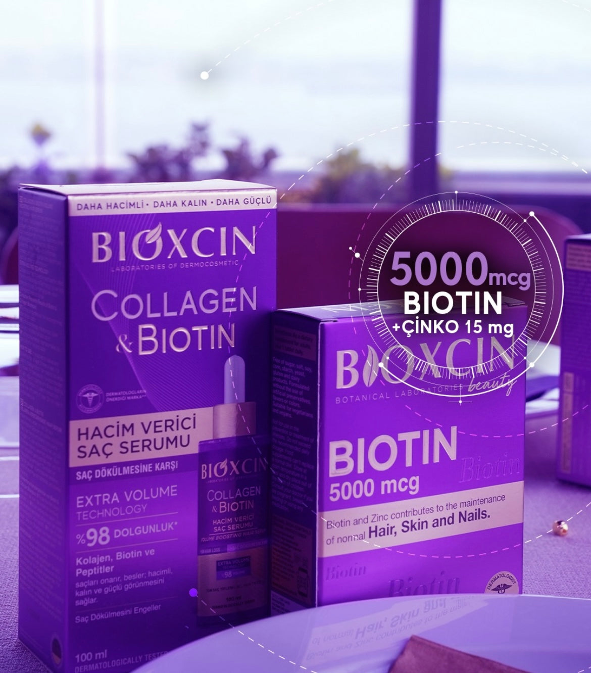 Bioxcin Beauty Biotin 5000 mcg – For Healthy Hair, Skin & Nails