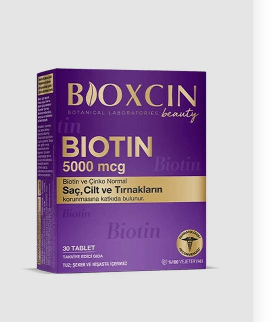 Bioxcin Beauty Biotin 5000 mcg – For Healthy Hair, Skin & Nails