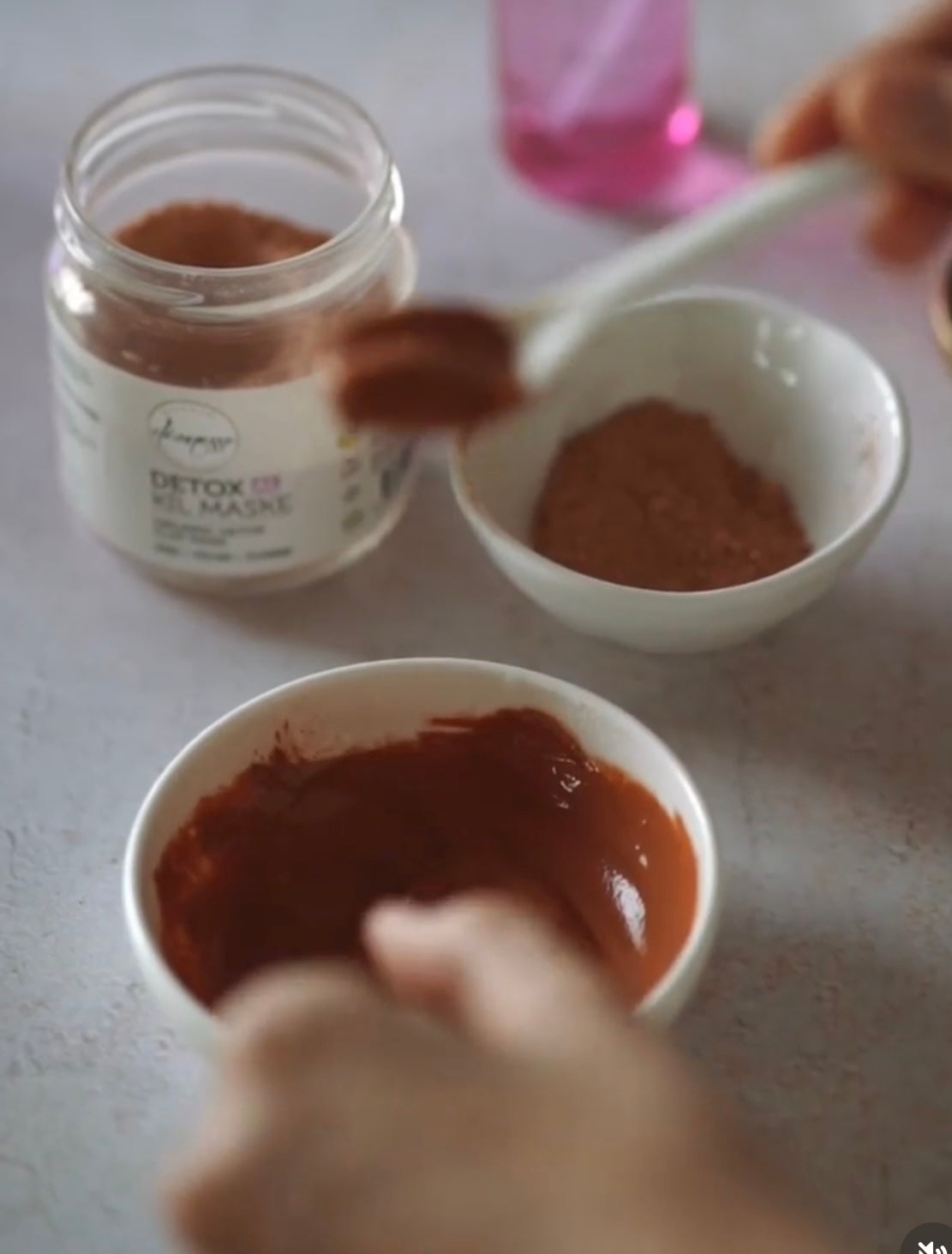 Dionesse - Anti Acne Detox Green Clay Mask 100 gr | Detox Effective, Sebum Stabilising, Anti-Acne and Blemish Skin Care for Oily Skin and Hair