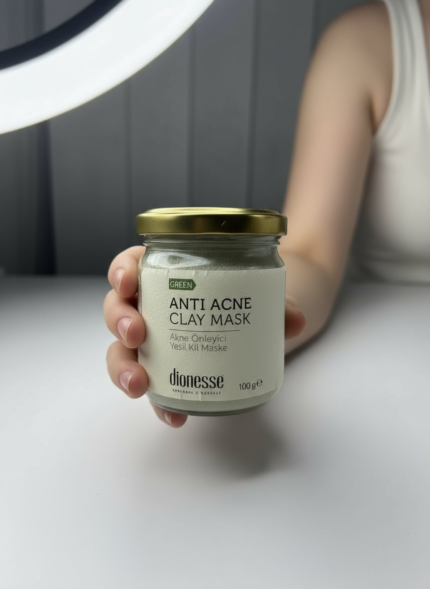 Dionesse Anti-Acne Detox Green Clay Mask – Purify & Soothe Your Skin Naturally